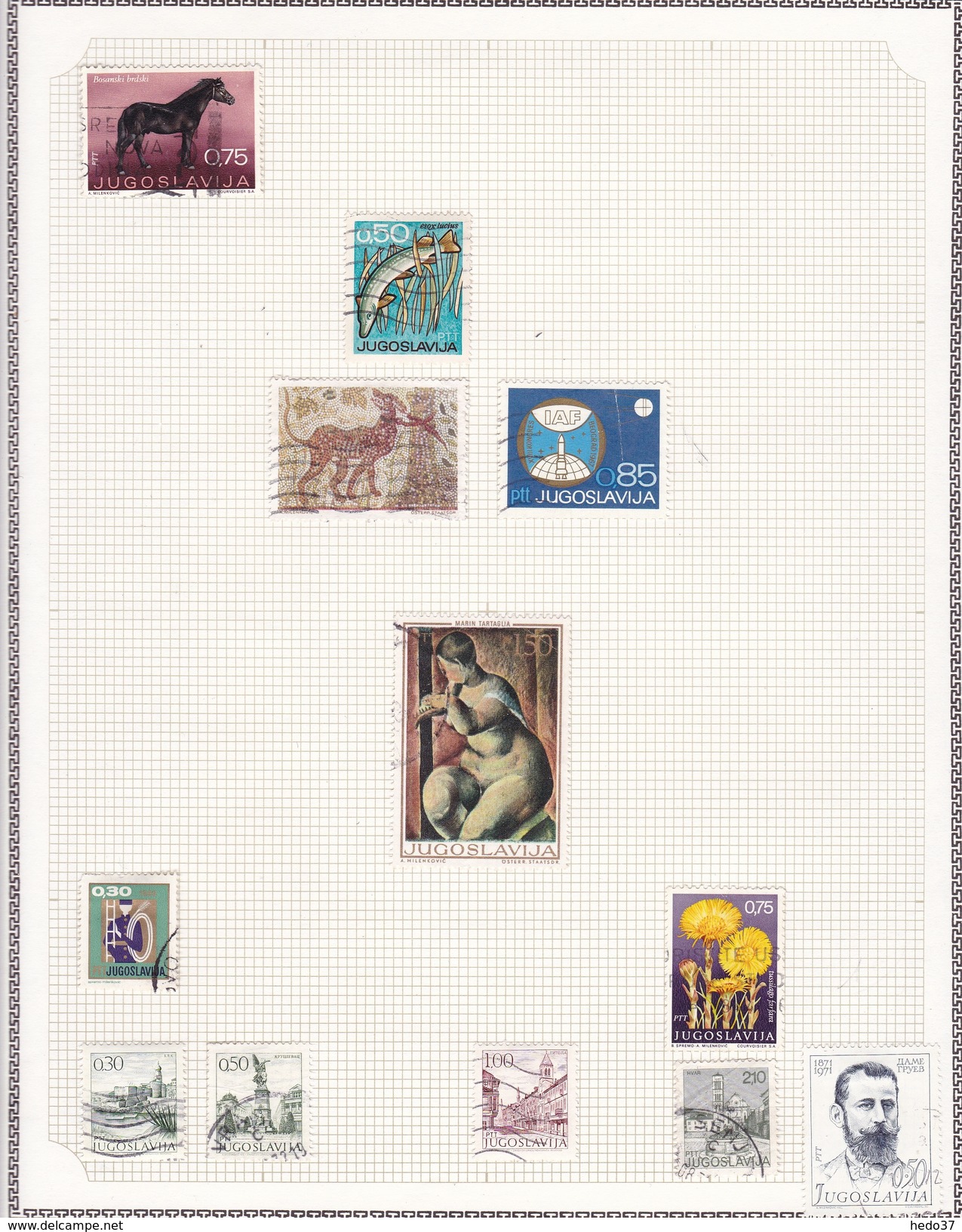 Yougoslavie - Collection Vendue Page Par Page - Timbres Neufs * / Oblitérés - B/TB - Lots & Serien