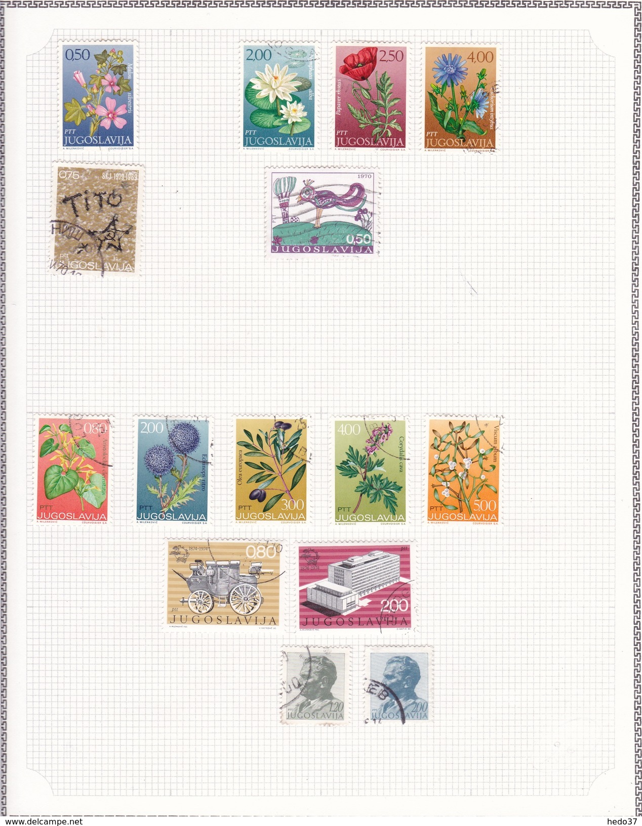 Yougoslavie - Collection Vendue Page Par Page - Timbres Neufs * / Oblitérés - B/TB - Collections, Lots & Series