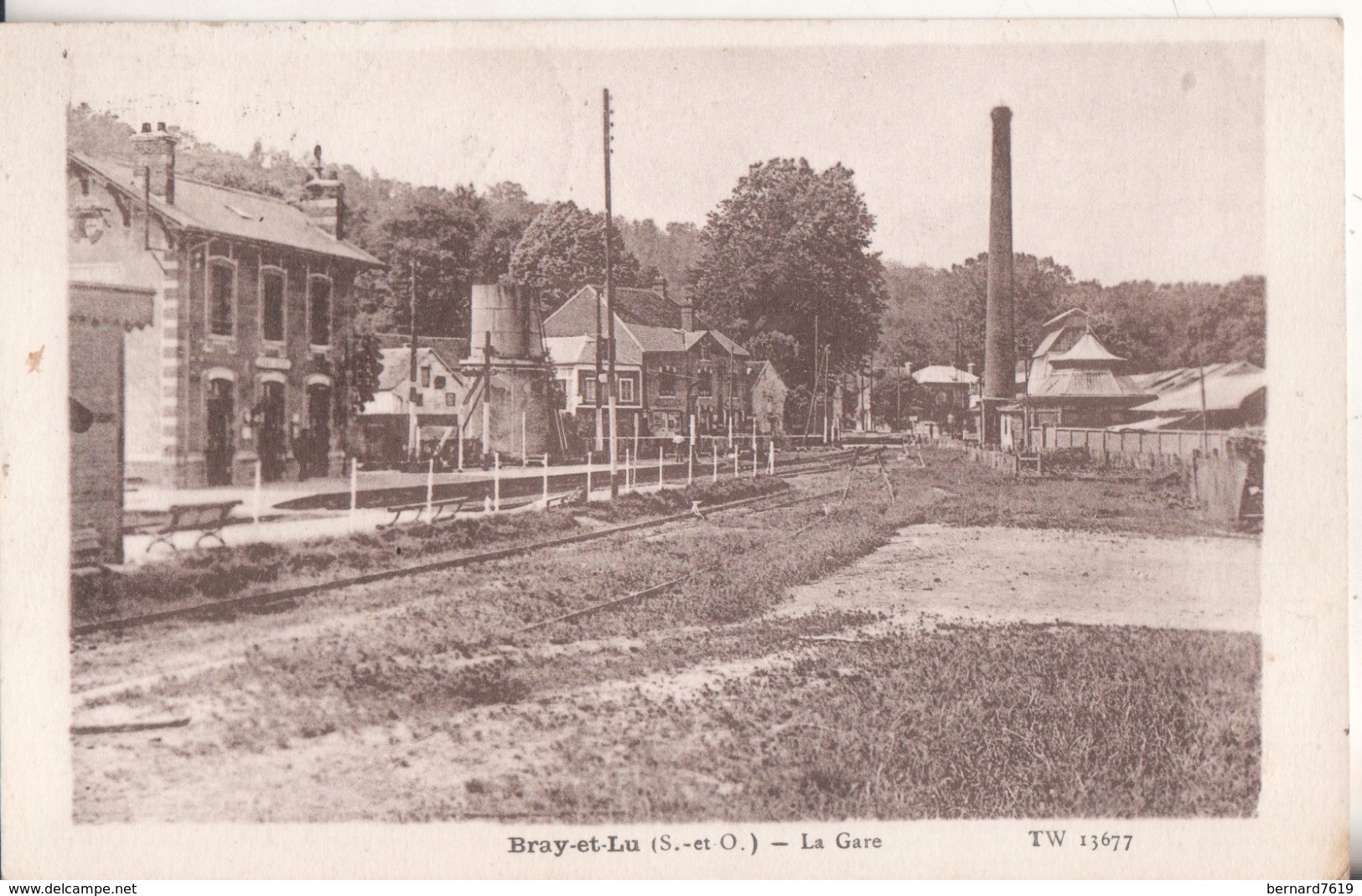 95 Bray Et Lu  La Gare - Bray-et-Lû