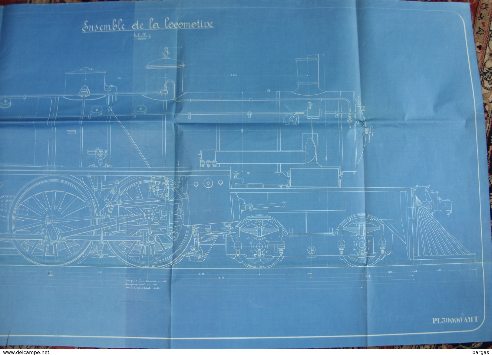 Beau Grand Plan Des Ateliers De Tubize Nivelles Train Locomotive Kin-hanchemins De Fer Tramways De Chine Ligne Lung Hai - Chemin De Fer