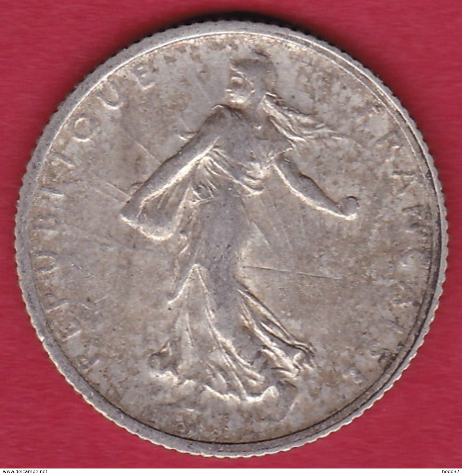 France 1 Franc Semeuse Argent 1908 - Autres & Non Classés