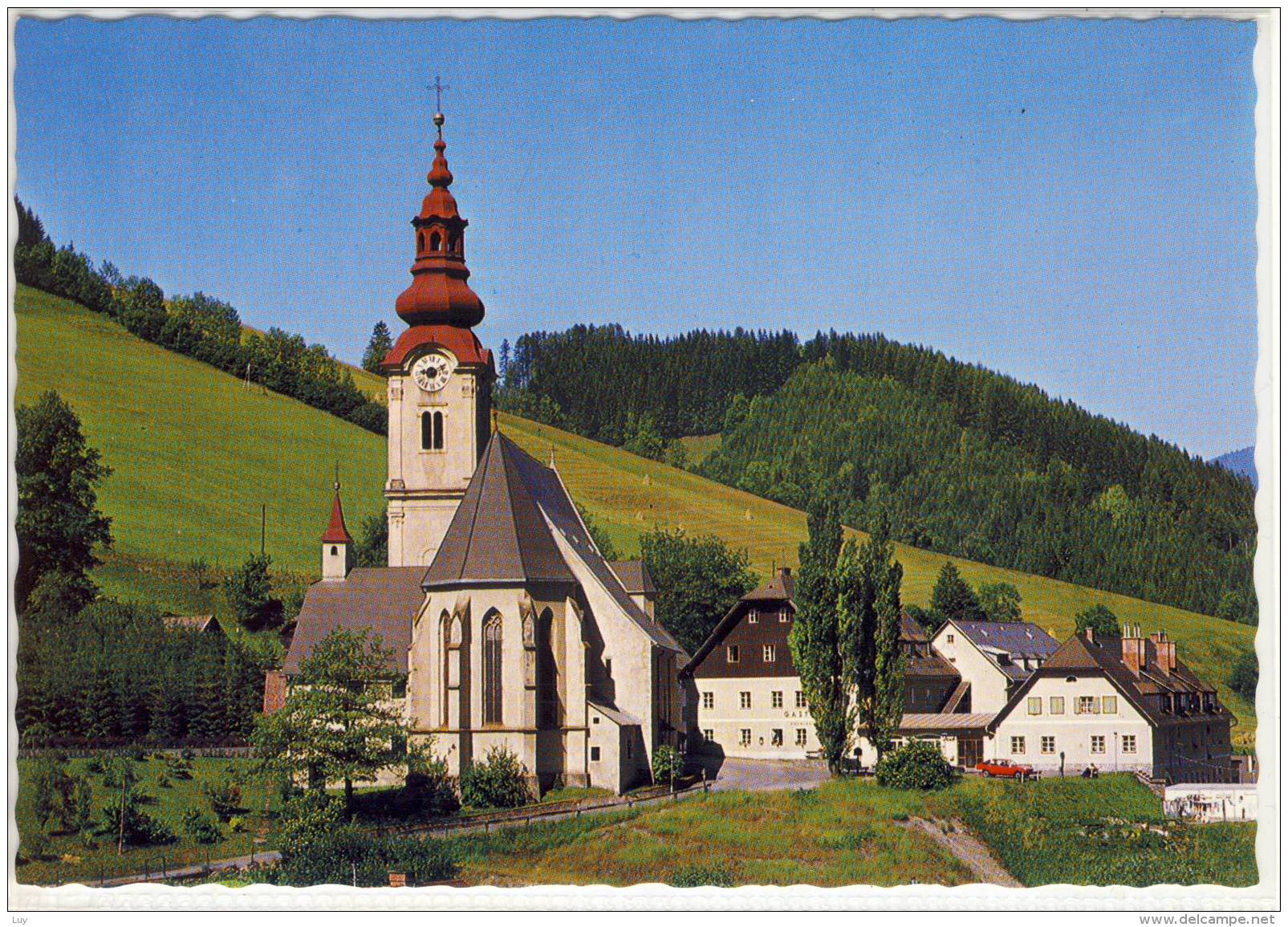 ST. ERHARD In Der BREITENAU - Panorama Mit Kirche - Sonstige & Ohne Zuordnung