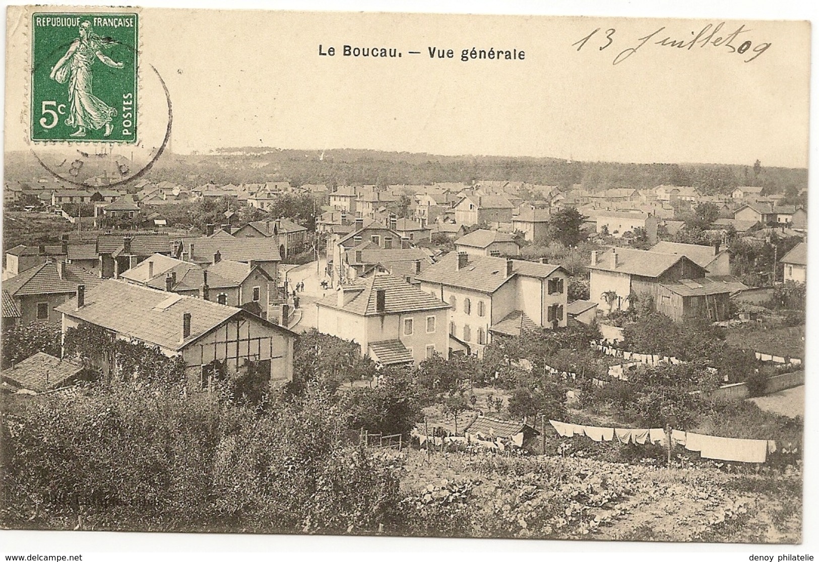 64/ Le Boucau - Vue Générale - Ecrite En 1909 - - Autres & Non Classés