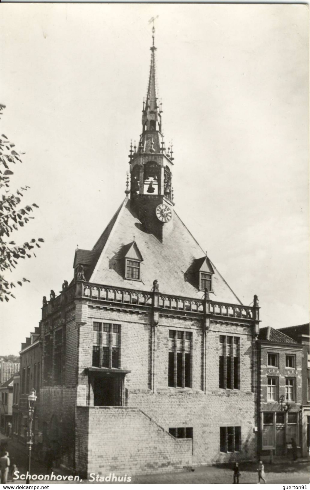 CPA ( Pays Bas) STADHUIS Schoonhoven - Schoonhoven