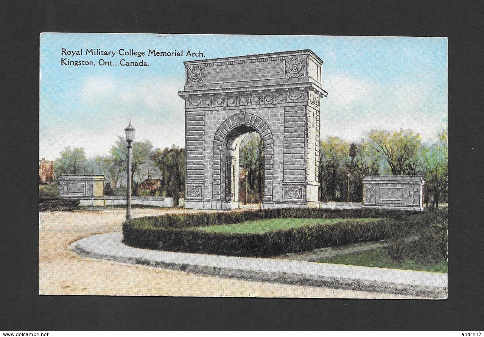 KINGSTON - ONTARIO - ROYAL MILITARY COLLEGE MEMORIAL ARCH - BY CANADA SERIES - Kingston