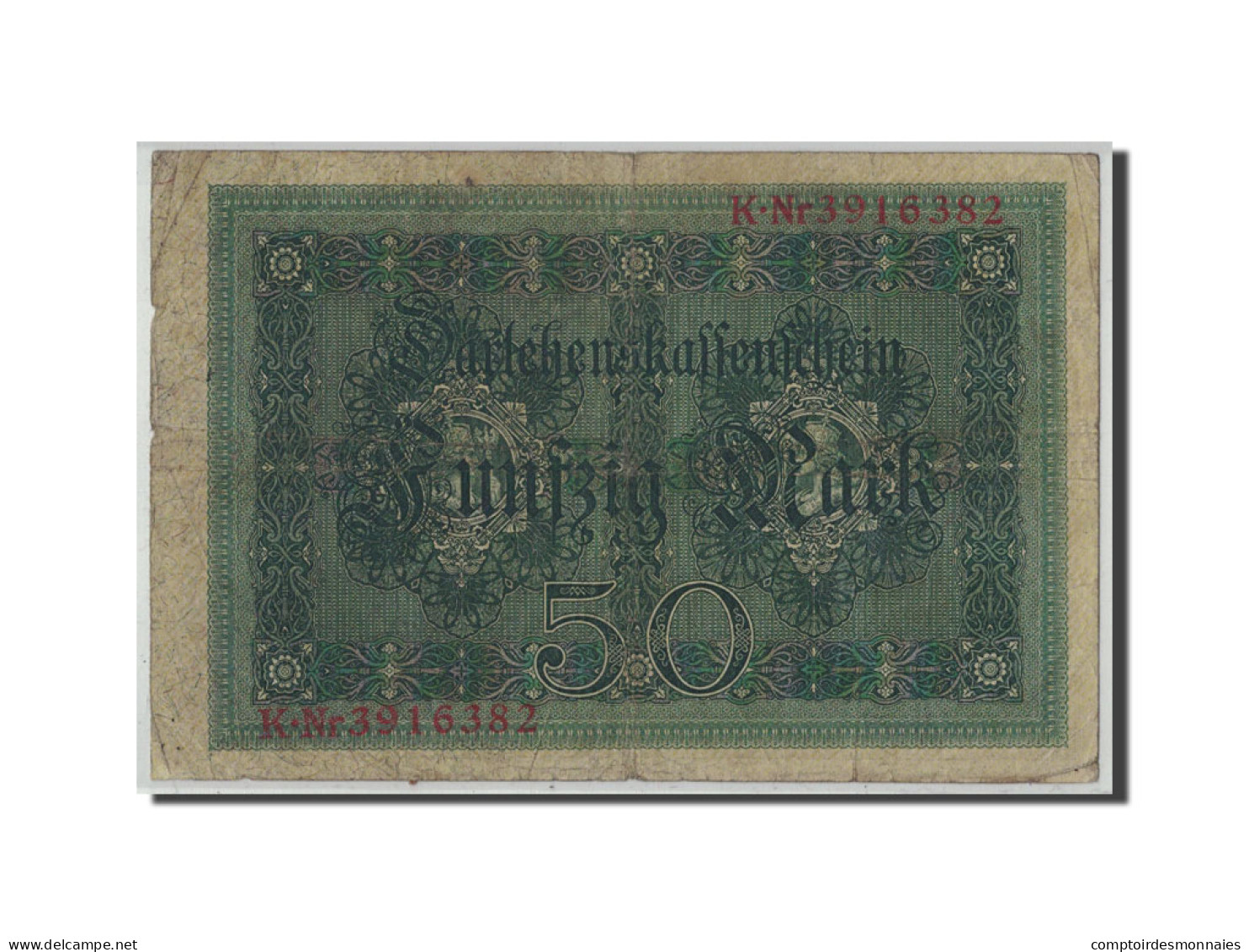 Billet, Allemagne, 50 Mark, 1914, 1914-08-05, KM:49b, B - 50 Mark