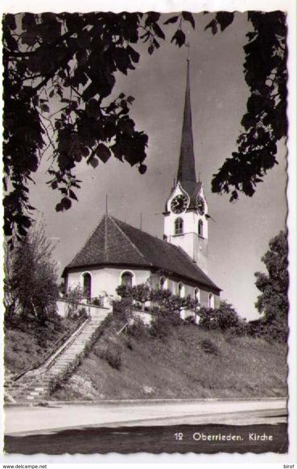 OBERRIEDEN - KIRCHE   (SVIZZERA) - Oberried Am Brienzersee