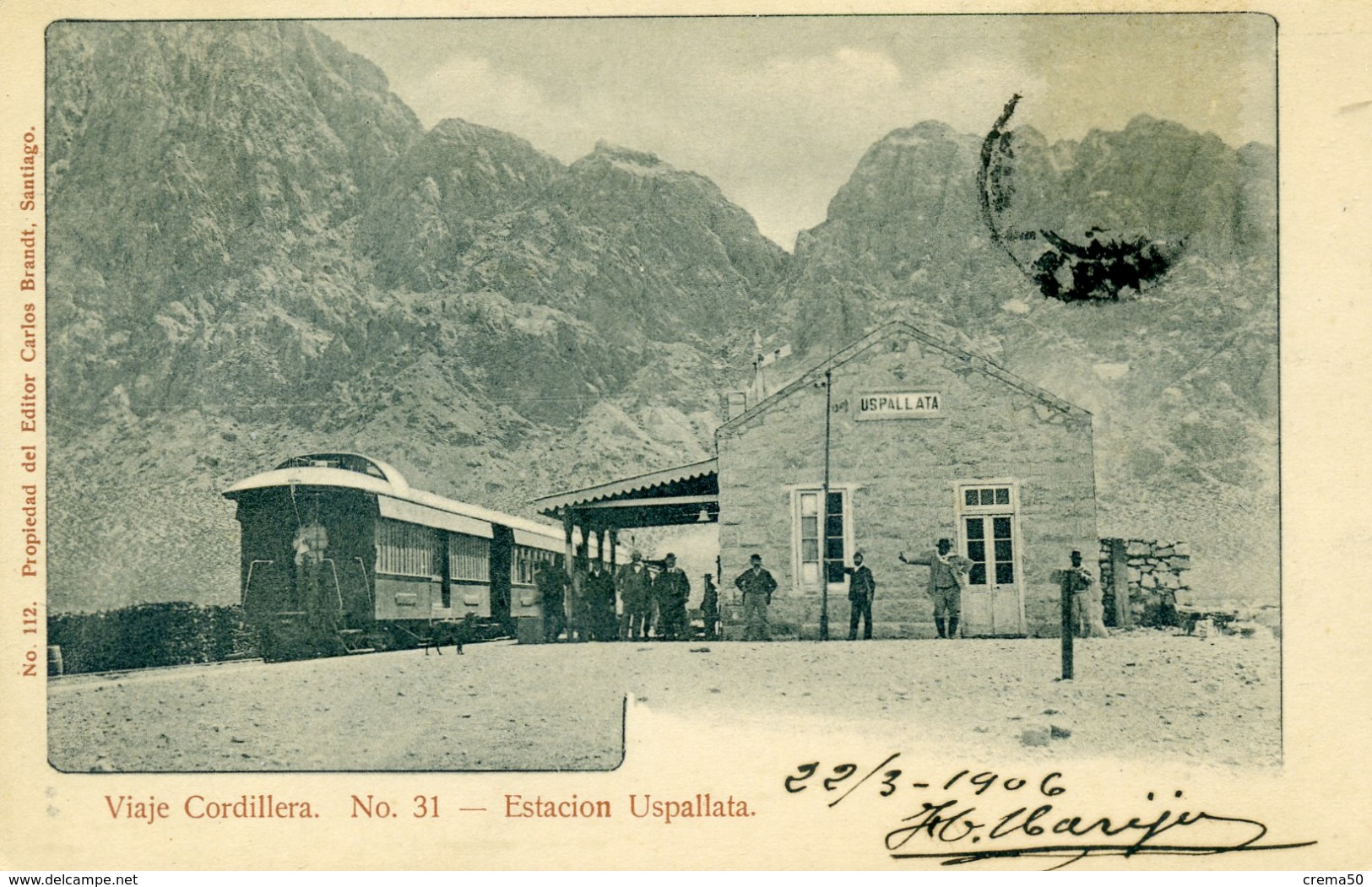 CHILI - VIAJE CORDILLERA - Estacion Uspallata N°31 - Train - Chile