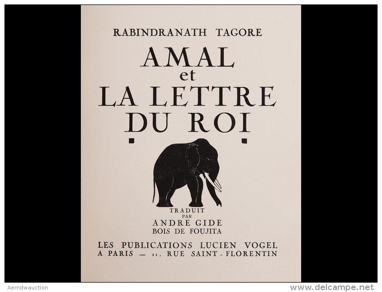 Rabindranath TAGORE - Amal Et La Lettre Du Roi. Traduit - Non Classés