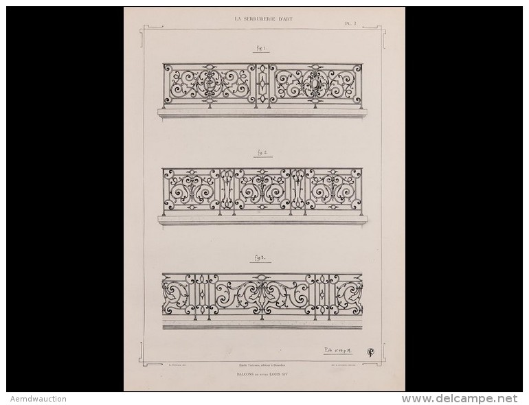 Louis PERROUX - La Serrurerie D'art. Compositions Sur L - Non Classés