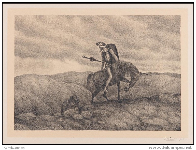 Paul ZEHNDER (Bern, 1884 - G&uuml;mlingen, 1973) - Don Quixot - Other & Unclassified