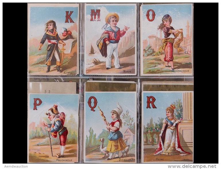 ALPHABET. Ensemble De 65 Chromos Provenant De Diff&eacute;rent - Autres & Non Classés