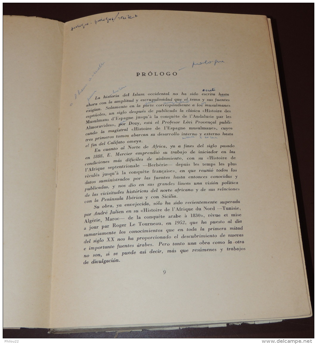 Historia Politica Del Imperio Almohade - Ambrosio Huici Miranda - Primera Parte - 1956 - Aardrijkskunde & Reizen