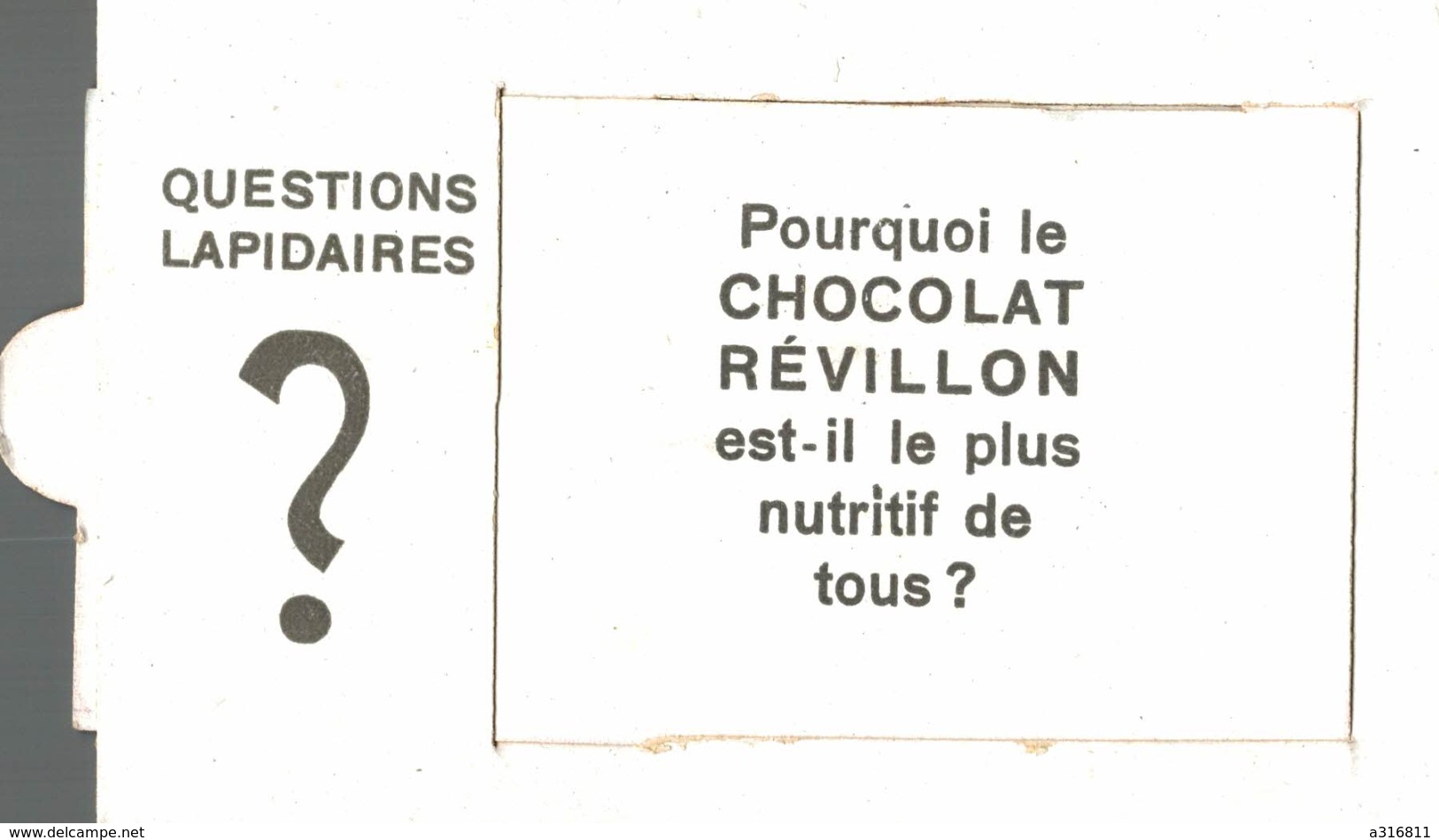 Chromos A SYSTEME CHOCOLAT REVILLON - Revillon