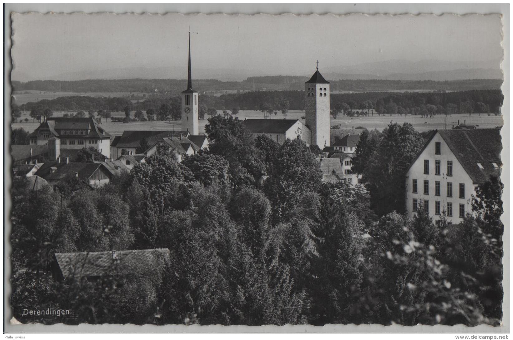 Derendingen Katholische Und Protestantische Kirche - Photoglob No. 10557 - Autres & Non Classés