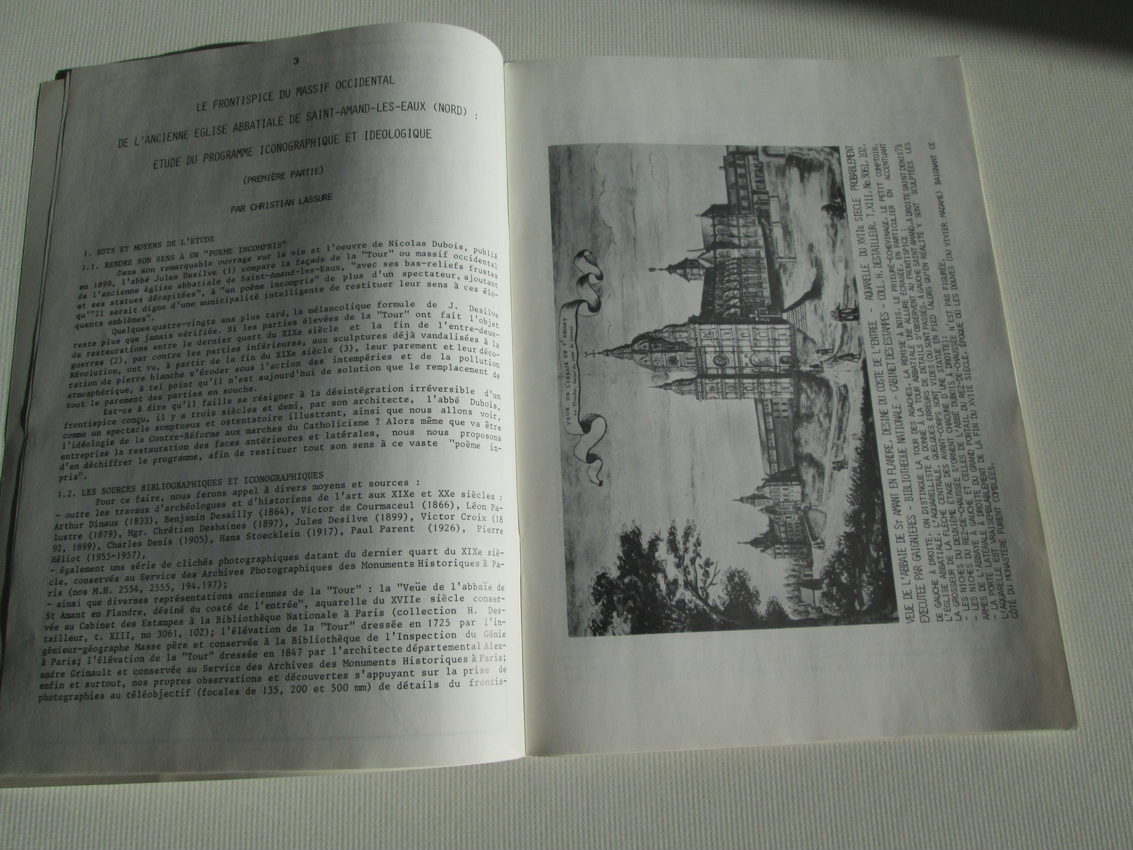 ETUDES ET RECHERCHES SUR SAINT AMAND LES EAUX ET SA REGION  3 Numéros 1980-1981, détails sur scan