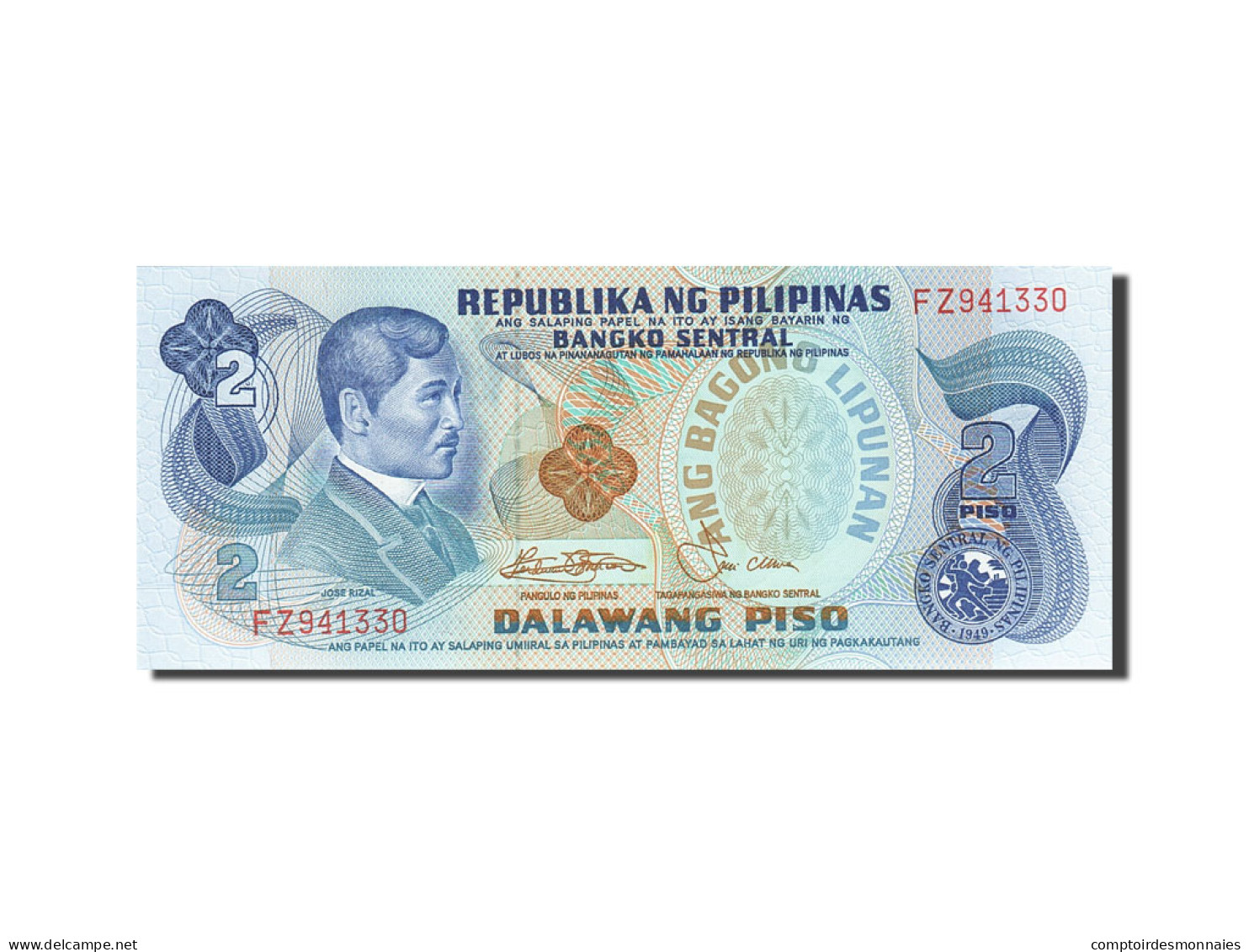 Billet, Philippines, 2 Piso, 1978, Undated, KM:159c, NEUF - Philippines