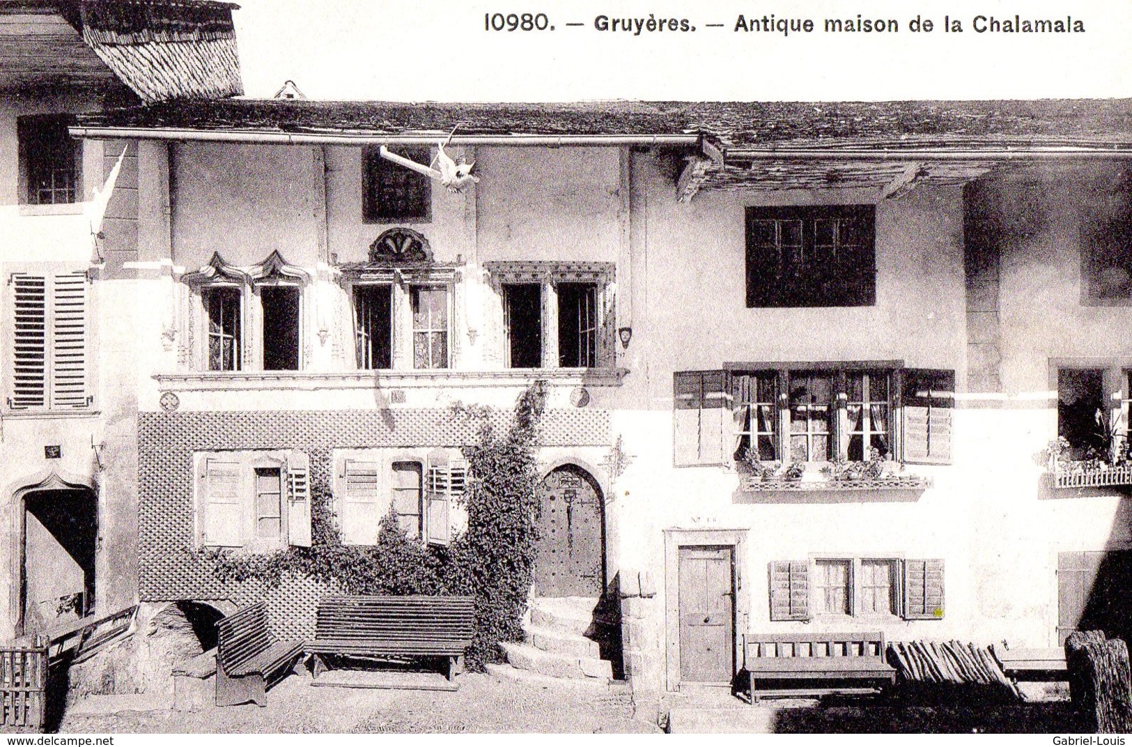 Gruyères. Antique Maison De La Chalamala - Gruyères