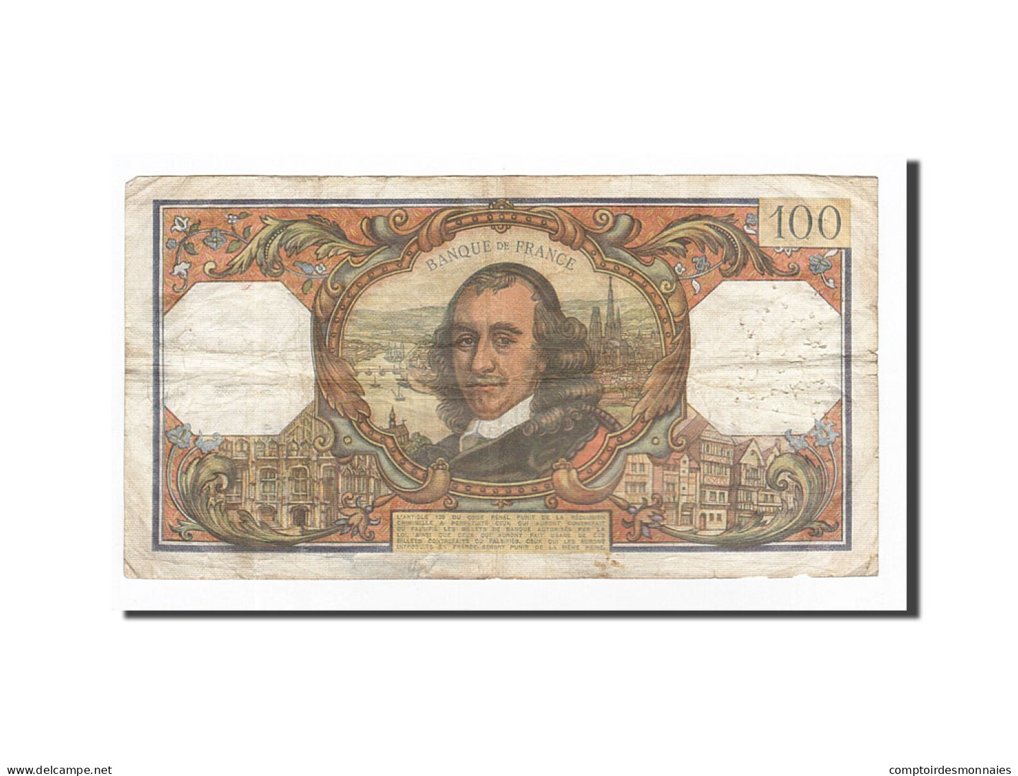 Billet, France, 100 Francs, 1970-02-05, TB, Fayette:65.30, KM:149c - 100 F 1964-1979 ''Corneille''