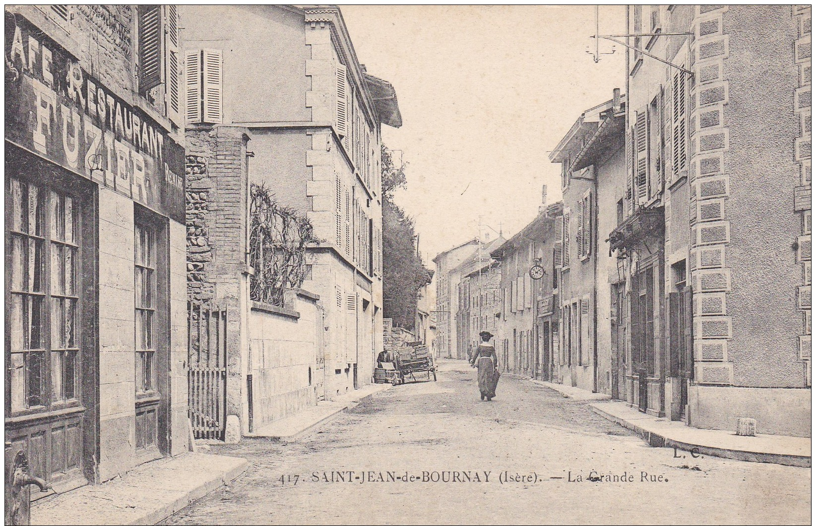 B18 - 38 - Saint-Jean-de-Bournay - Isère - La Grande Rue - N° 417 - Saint-Jean-de-Bournay