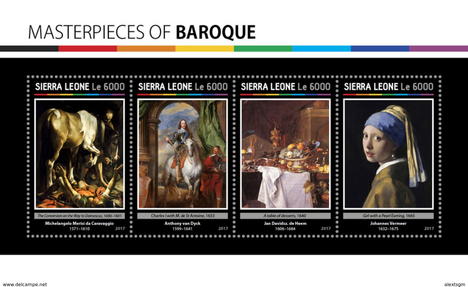 SIERRA LEONE 2017 - Baroque. Official Issue. - Other & Unclassified