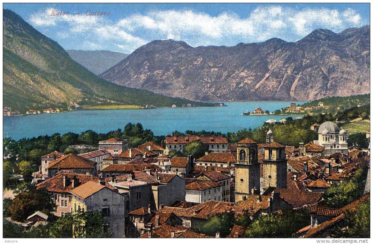 KOTOR CATTARO, Karte Um 1910 - Montenegro