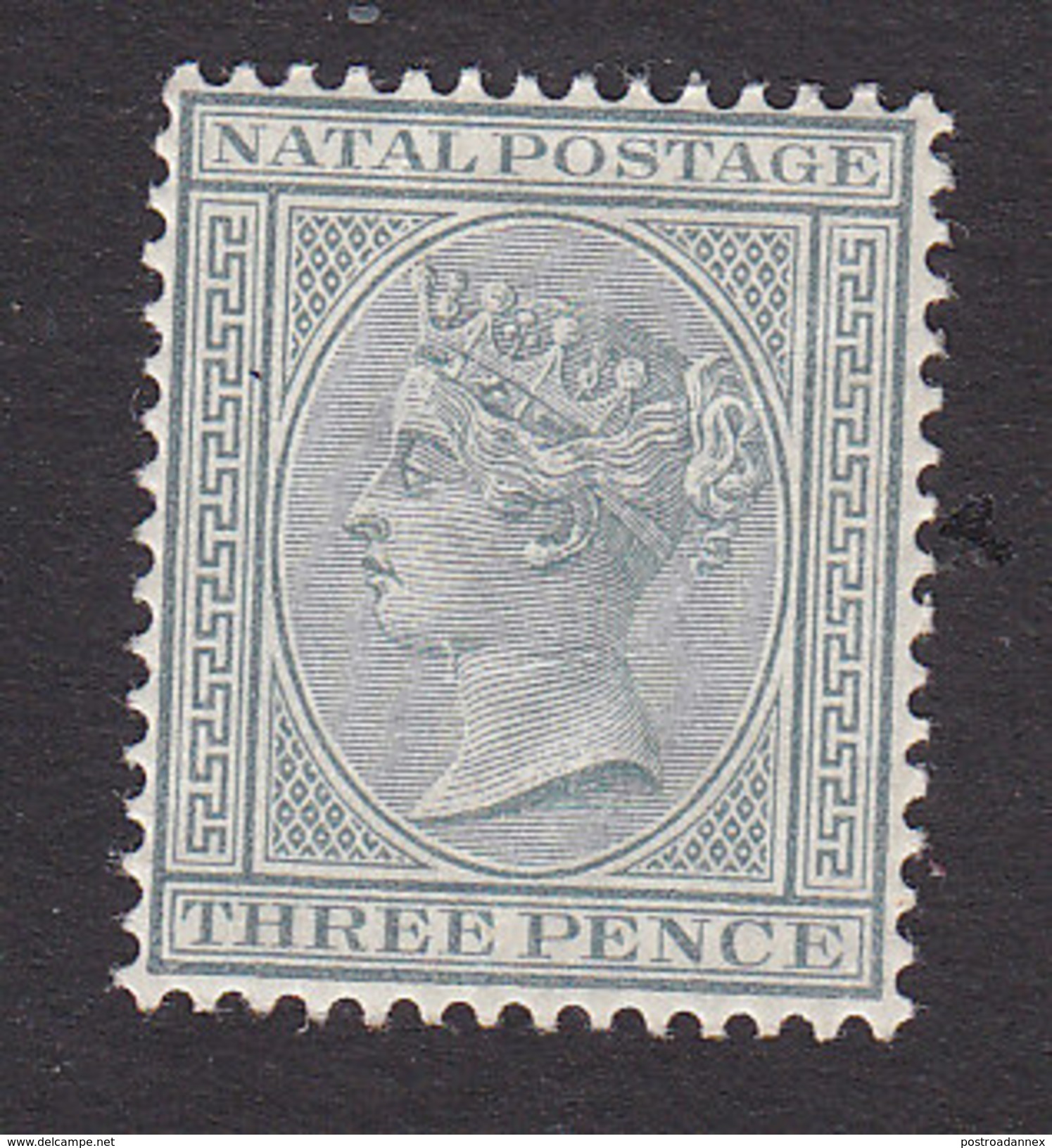 Natal, Scott #69, Mint Hinged, Queen Victoria, Issued 1882 - Natal (1857-1909)