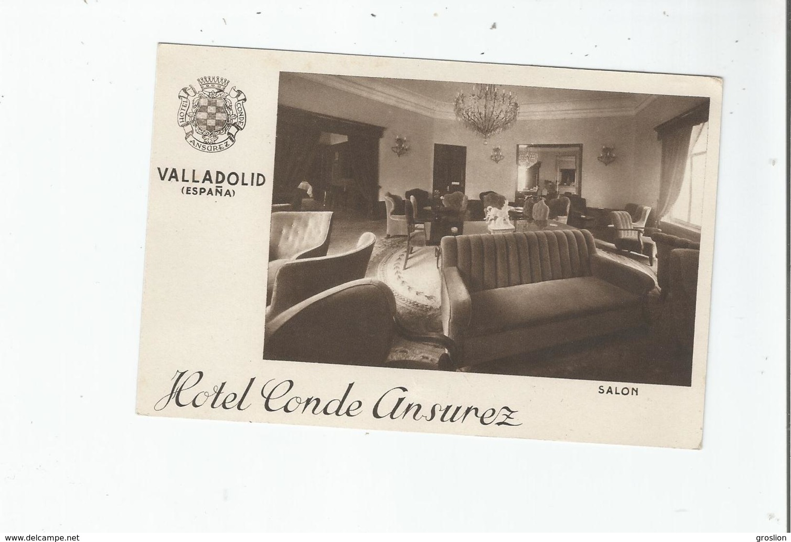 VALLADOLID ( ESPANA)  HOTEL CONDE ANSUREZ SALON - Valladolid