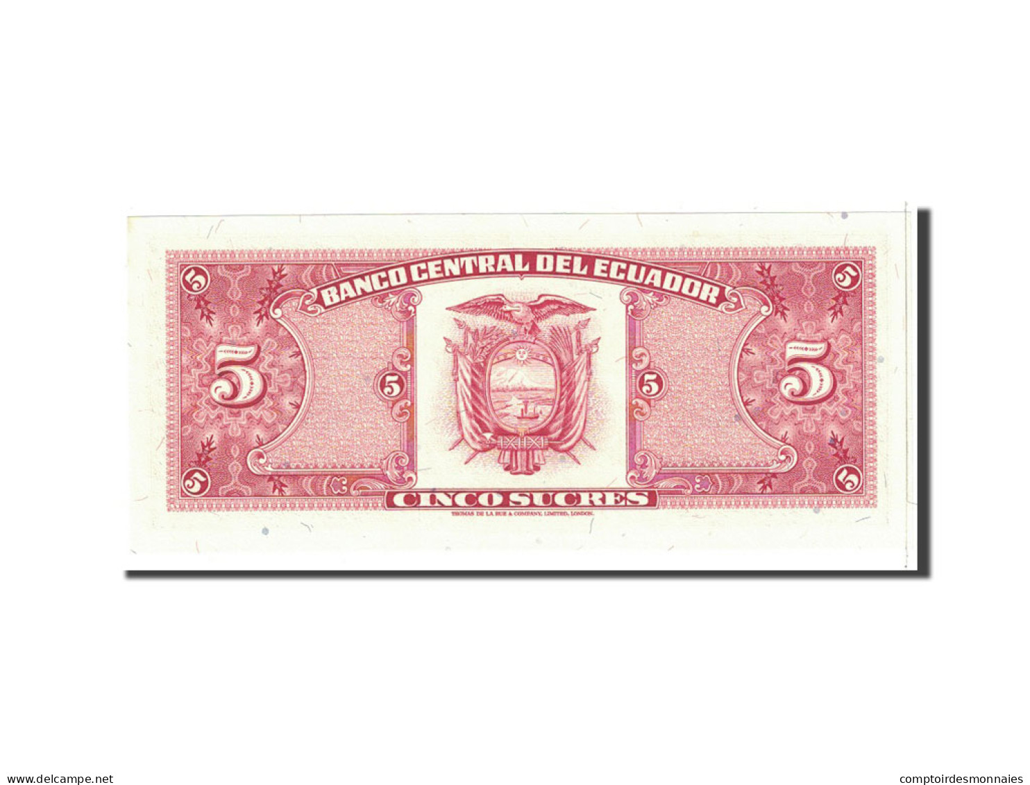 Billet, Équateur, 5 Sucres, 1988, 1988-11-22, KM:113d, NEUF - Equateur