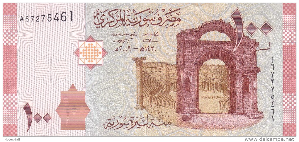 SYRIA 50 100 200 500 1000 LIRA  2009 2013 P-112 113 114 115 116 P-NEW UNC SET */*