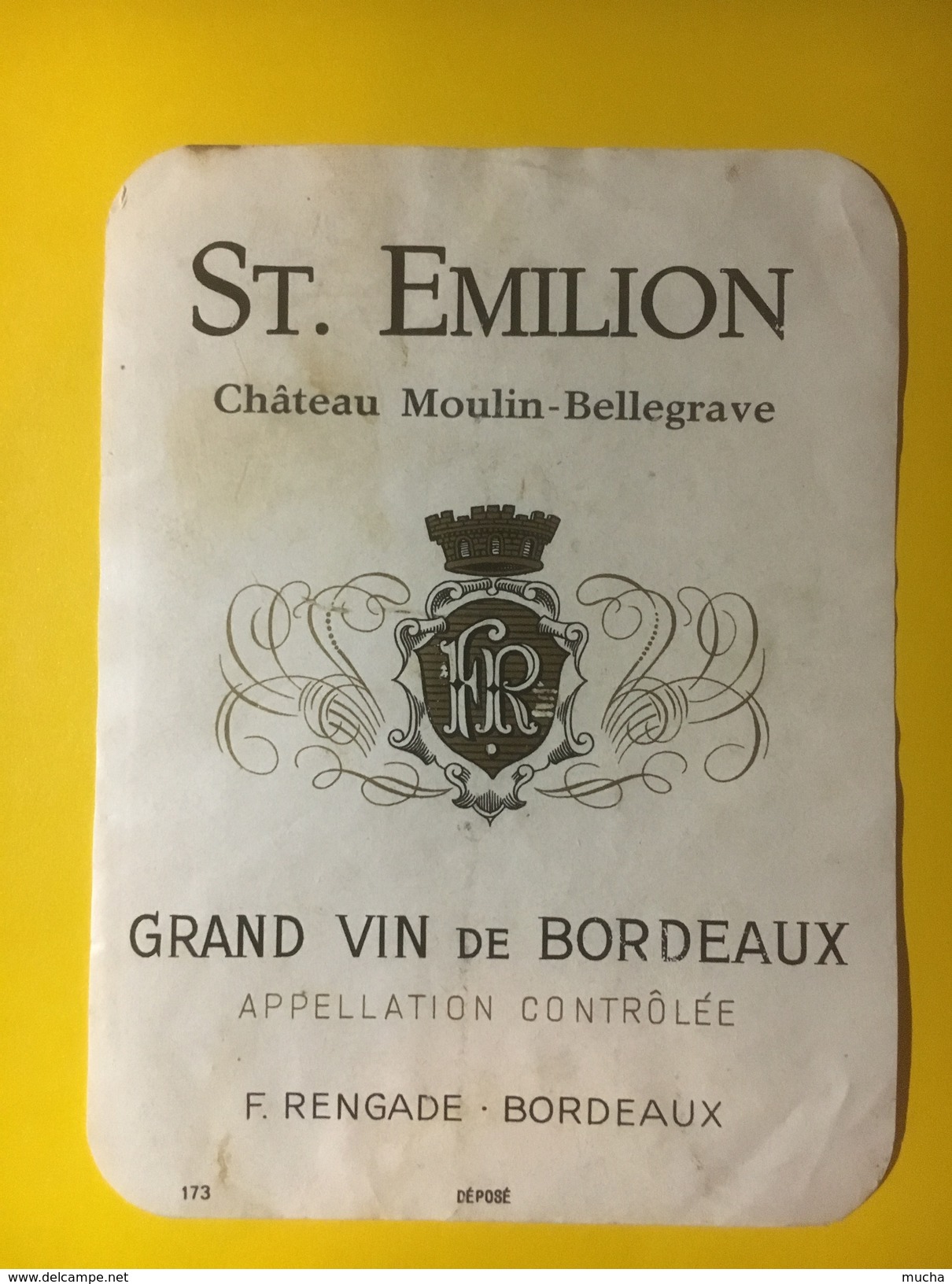 3446 - Château Moulin-Bellegrave Saint-Emilion - Bordeaux