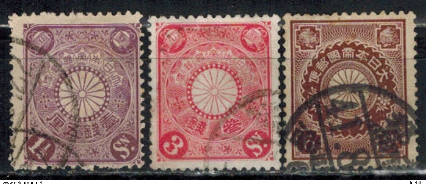 JAPAN 1906 - MiNr: 94-96 Komplett  Used - Gebraucht