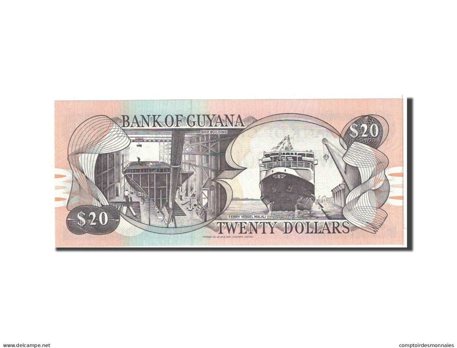 Billet, Guyana, 20 Dollars, 1989, Undated, KM:27, NEUF - Guyana