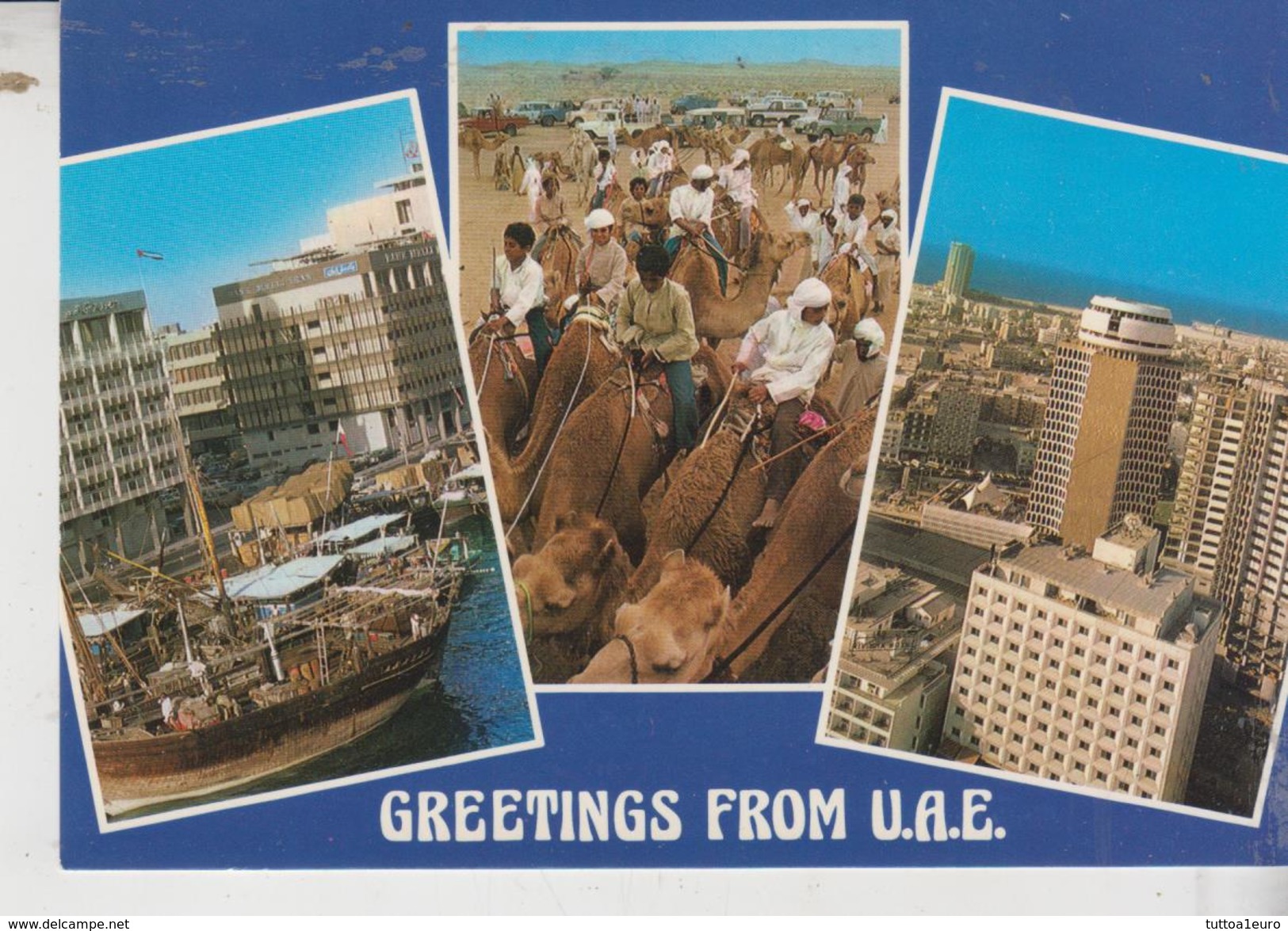 Emirati Arabi Uniti  U.A.E. Greetings View No Stamp   No Vg - Emirati Arabi Uniti