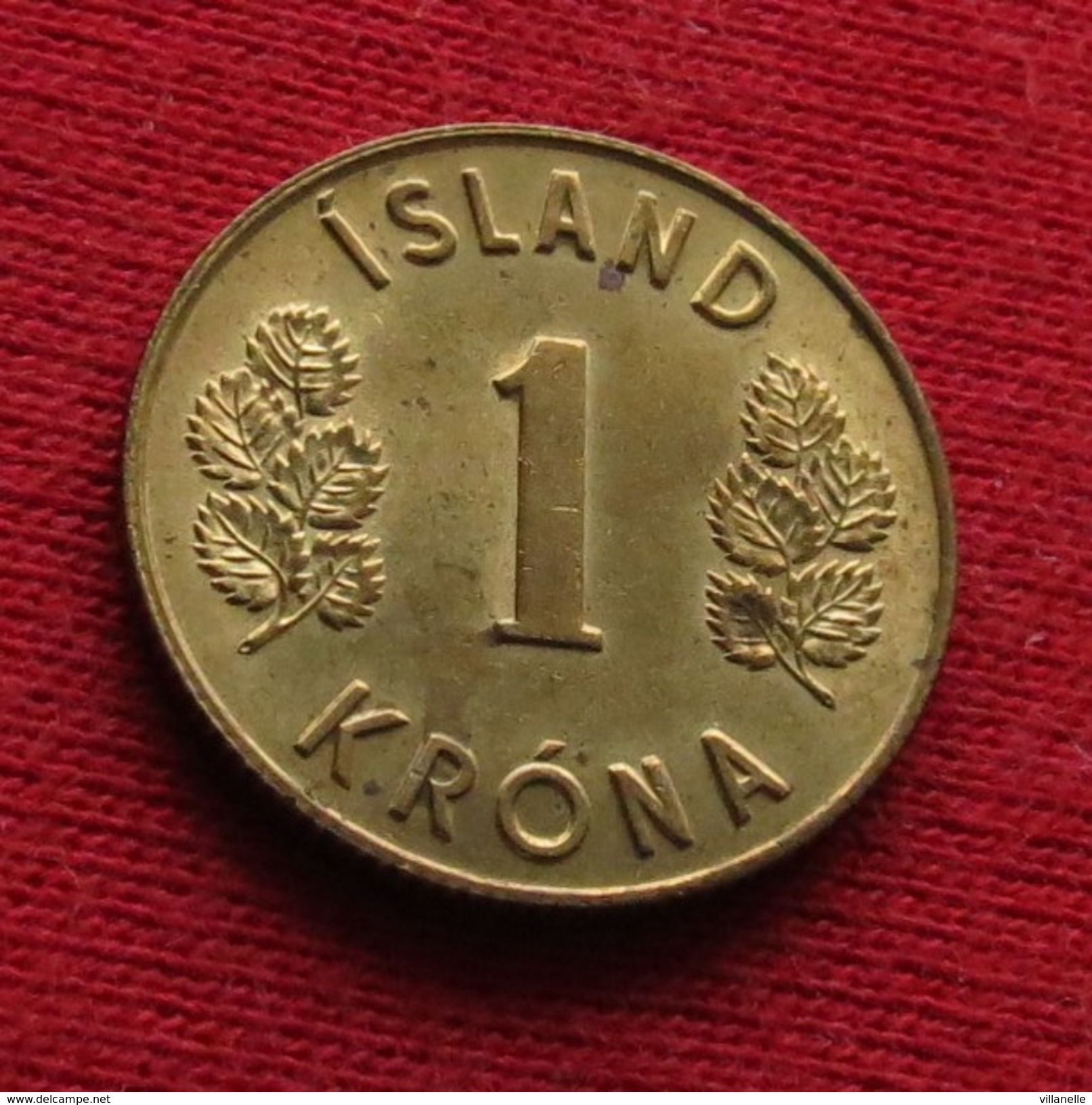 Iceland 1 Krona 1975 KM# 12a Lt 131  *C Islandia Islanda - Islandia