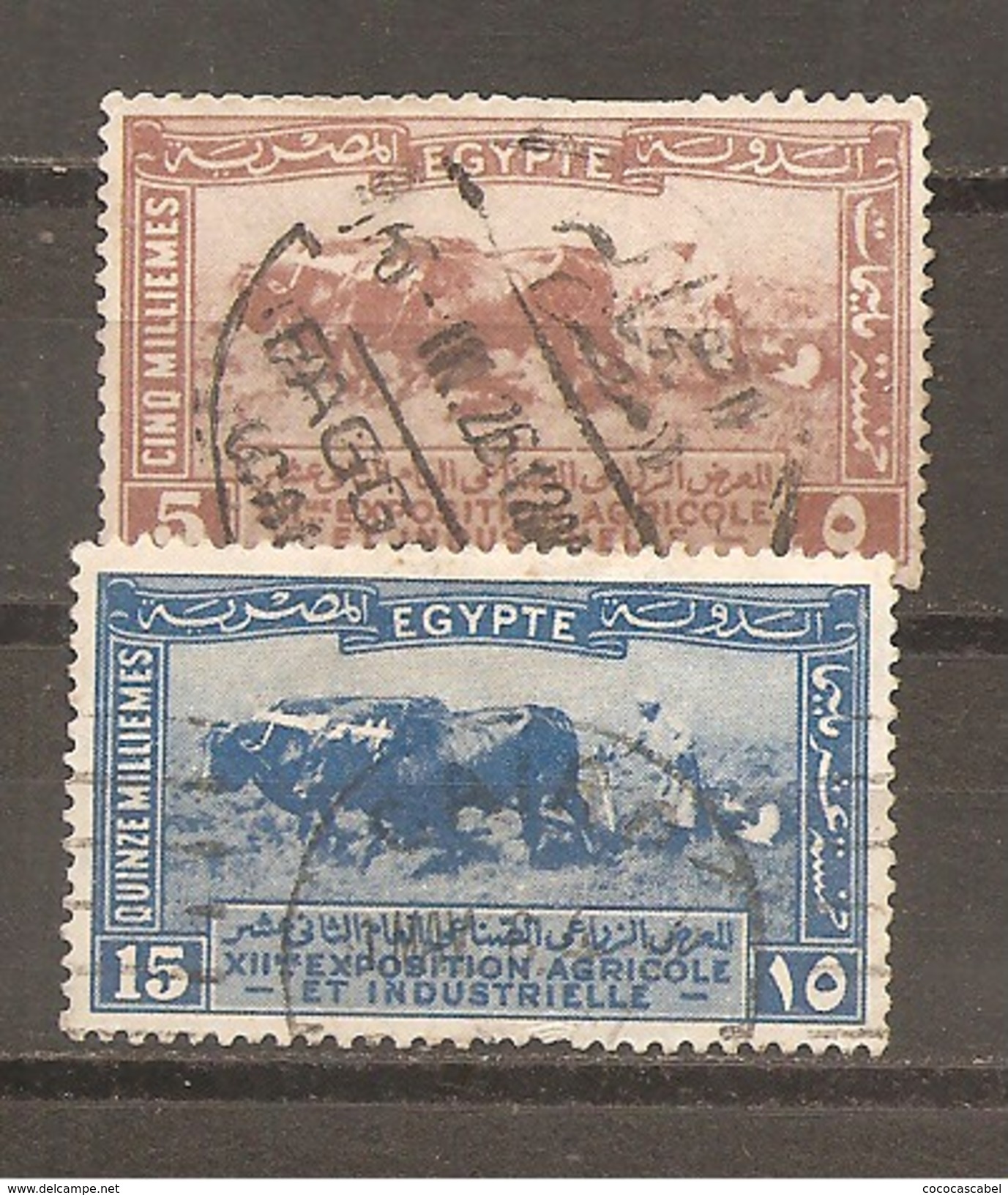 Egipto - Egypt. Nº Yvert  97-98 (usado) (o) - Usados