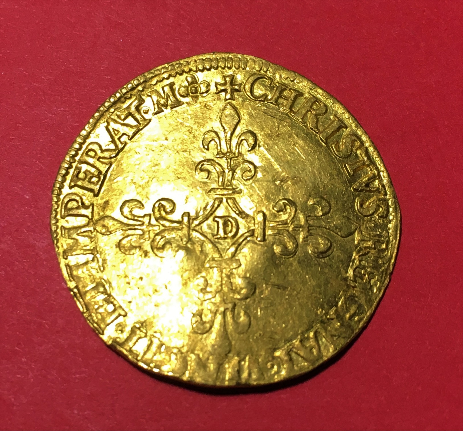 Charles IX, Écu D'or Au Soleil, , 1562 D, Lyon - 1560-1574 Karl IX.