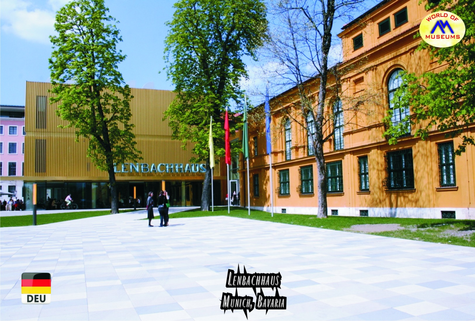 Carte Postale, Musées, Museums, Museums Of The World, Germany, Munich, Art Museums, Lenbachhaus - Musées