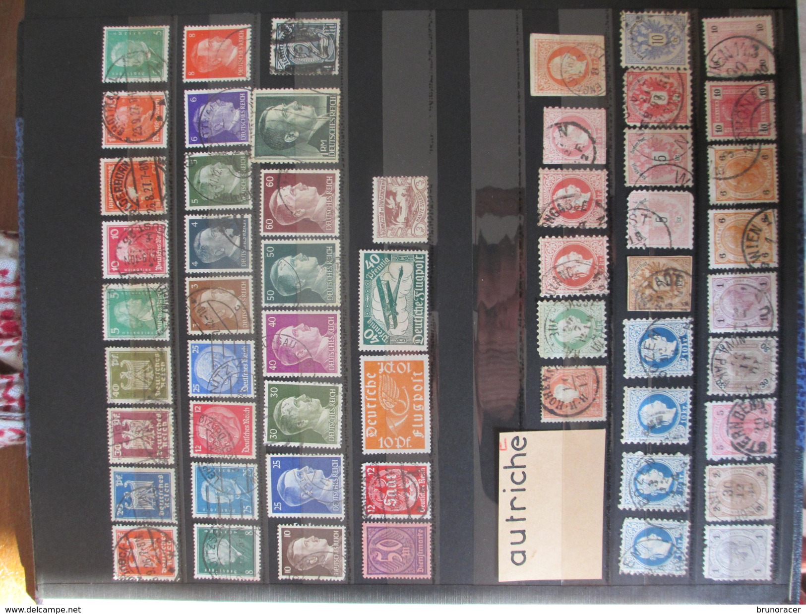 COLLECTION TIMBRES D'EUROPE DONT FRANCE DANS 3 CLASSEURS A VOIR 72 SCANS - Collections (with Albums)