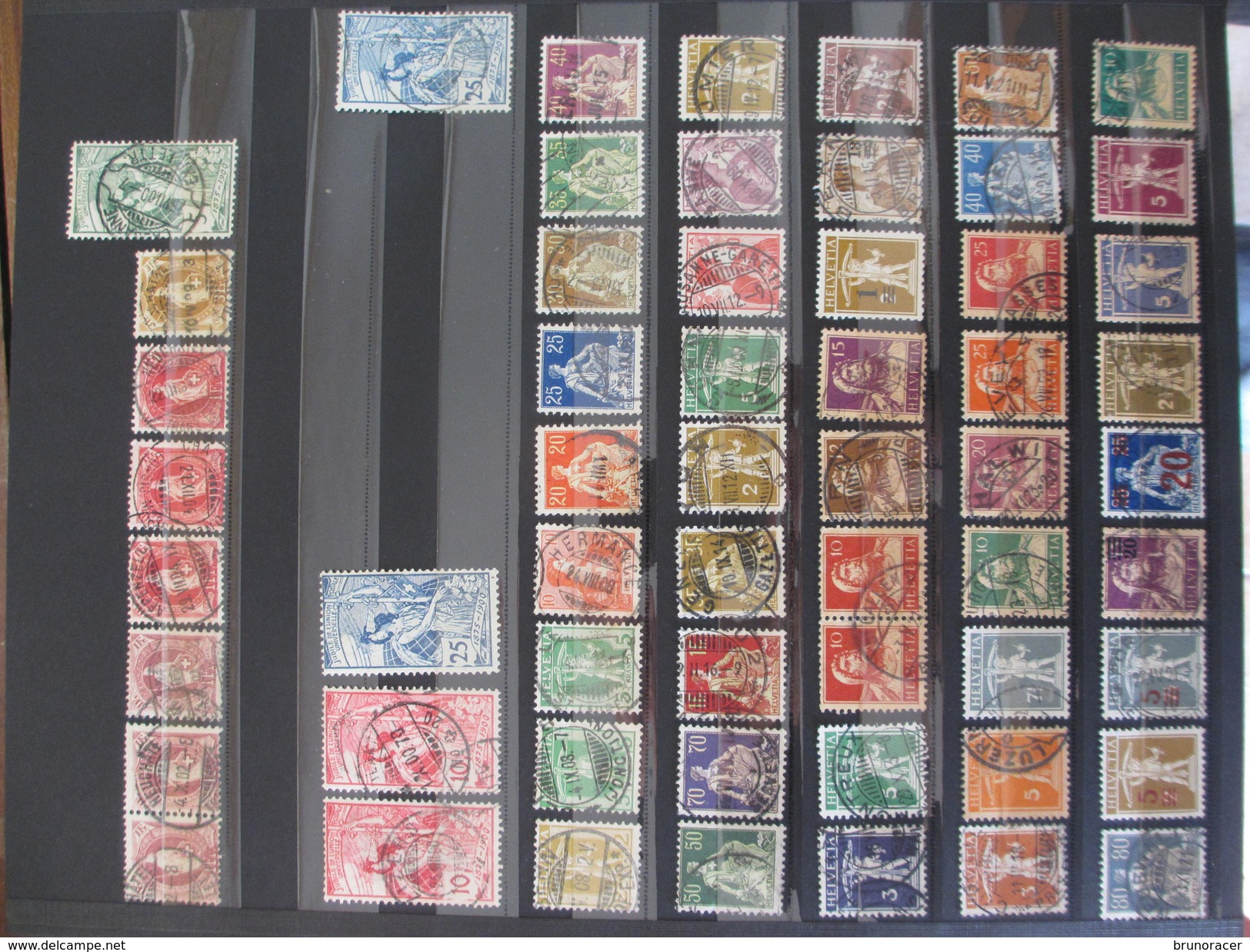 COLLECTION TIMBRES D'EUROPE DONT FRANCE DANS 3 CLASSEURS A VOIR 72 SCANS