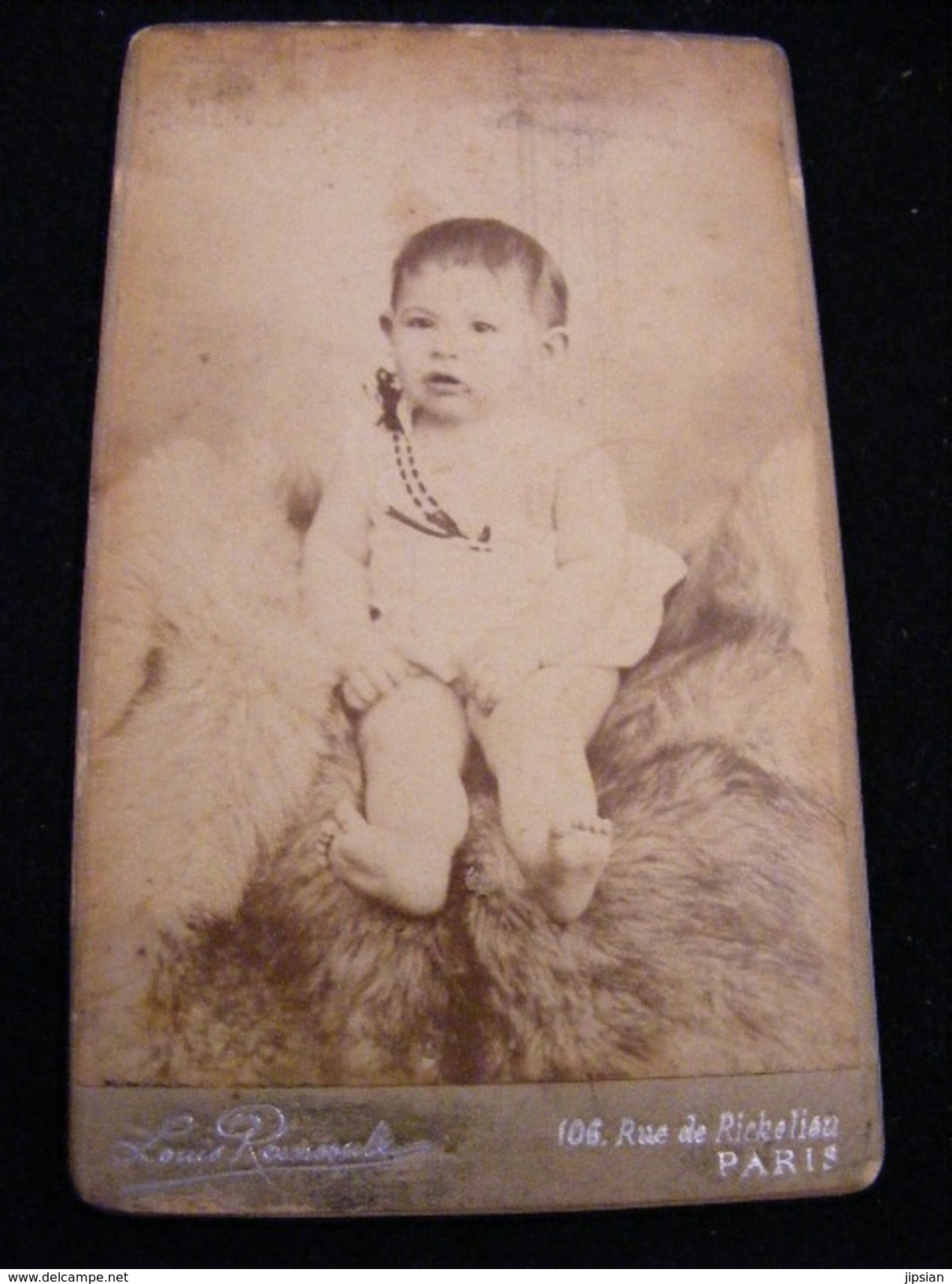 Photographie Originale Cdv  -- Photo Louis Rancoule Paris CDV3 - Old (before 1900)