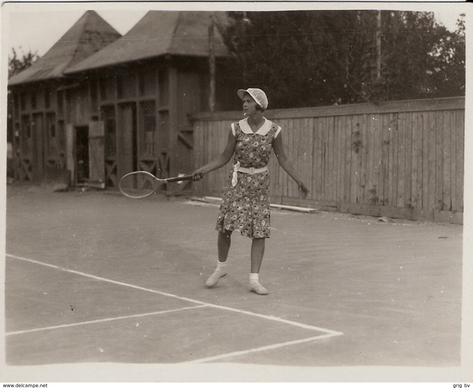 ROMANIA - ORIGINAL PHOTO 10.5X8,5 Cm - TENNIS PLAYER 1930 - Sonstige & Ohne Zuordnung