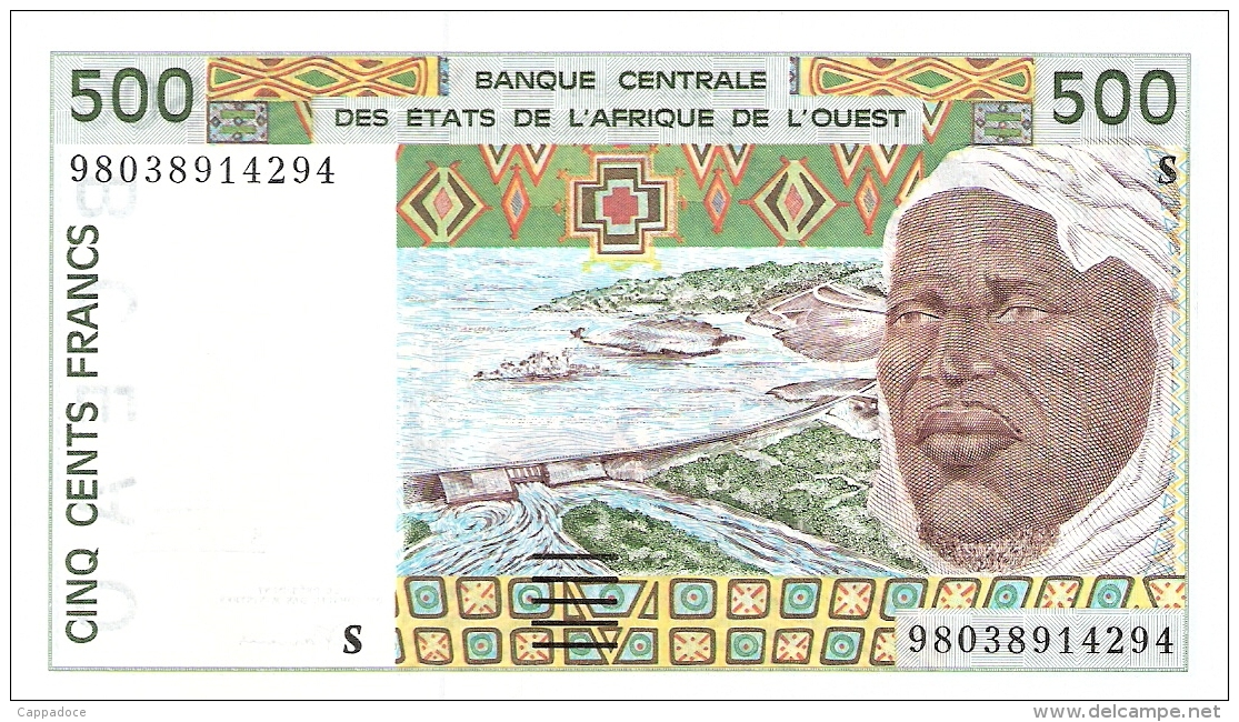 ETATS D'AFRIQUE De L'OUEST - GUINEE-BISSAU   500 Francs   (19)98   Sign.28   P. 910Sc   UNC - Guinea-Bissau