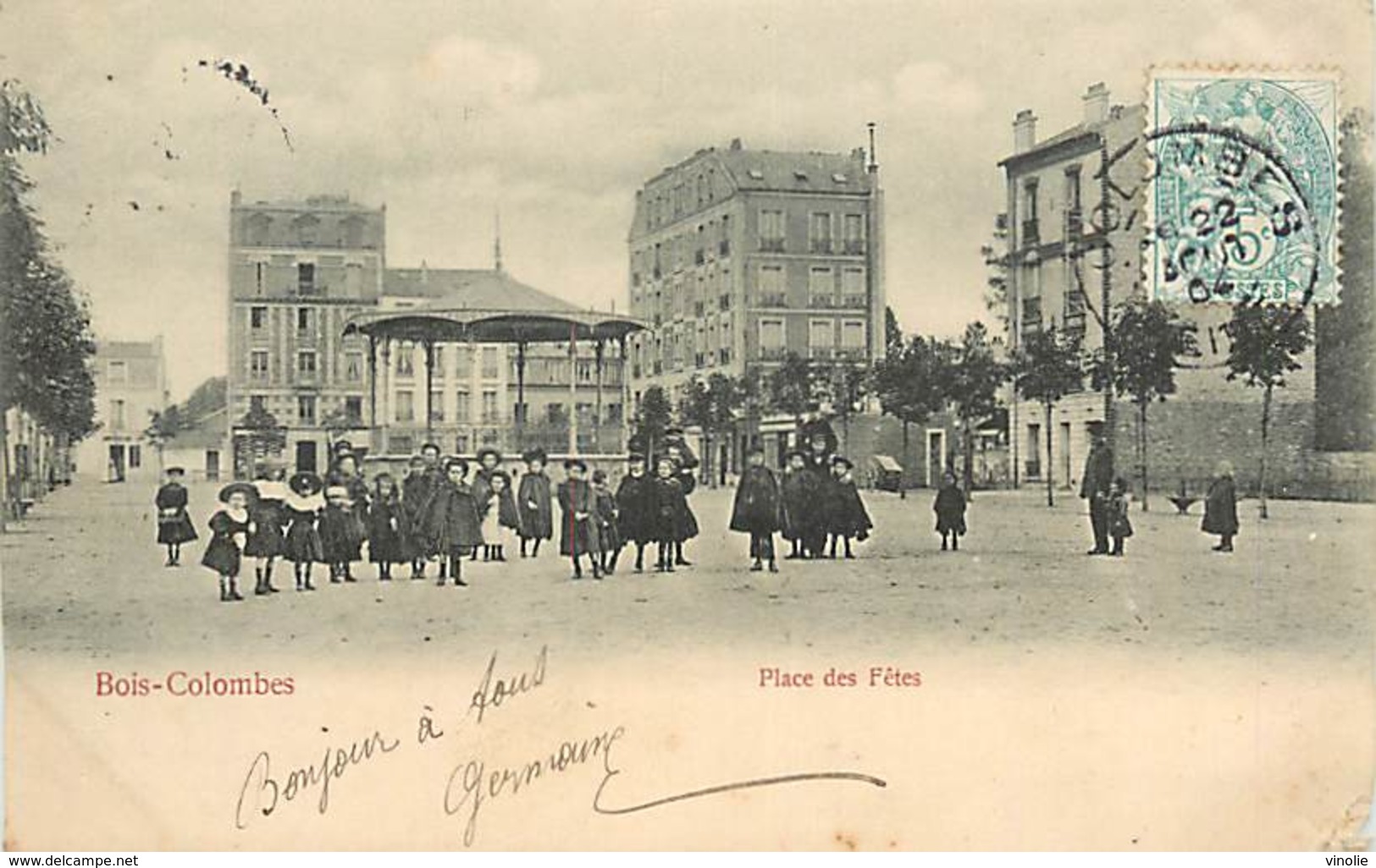 A-17-4026 : BOIS-COLOMBES. PLACE DES FETES. - Autres & Non Classés