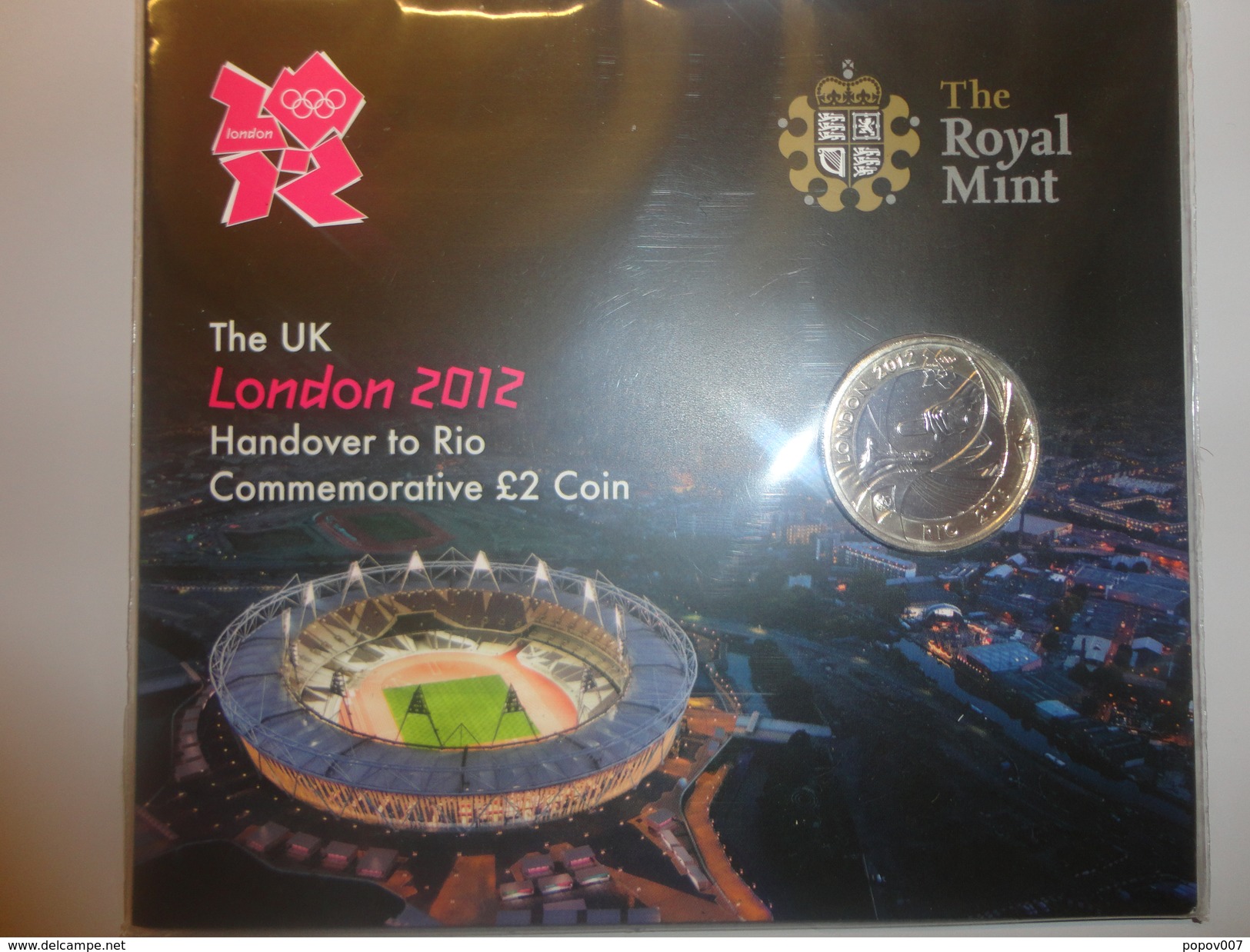 UK 2 POUND BU SET 2012 - HANDOVER TO RIO - 1 Pound