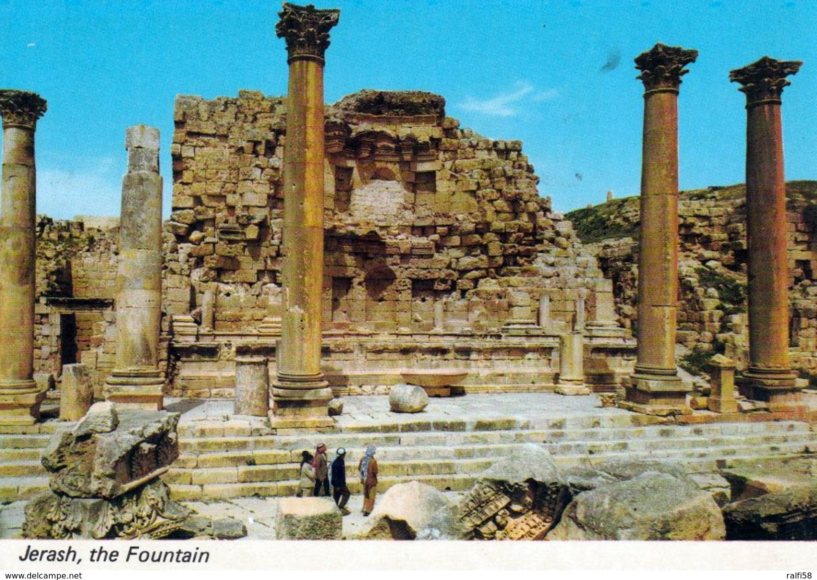 1 AK Jordanien Jordan * Fountain Im Antiken Jerash (auch Gerasa) - Eine Antike Römische Stadt * - Jordanien