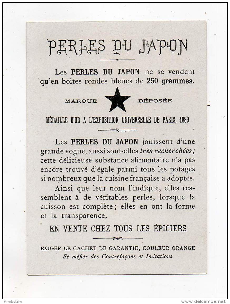 Chromo - Perles Du Japon - Exposition Universelle 1900 - Tyrol - Other & Unclassified