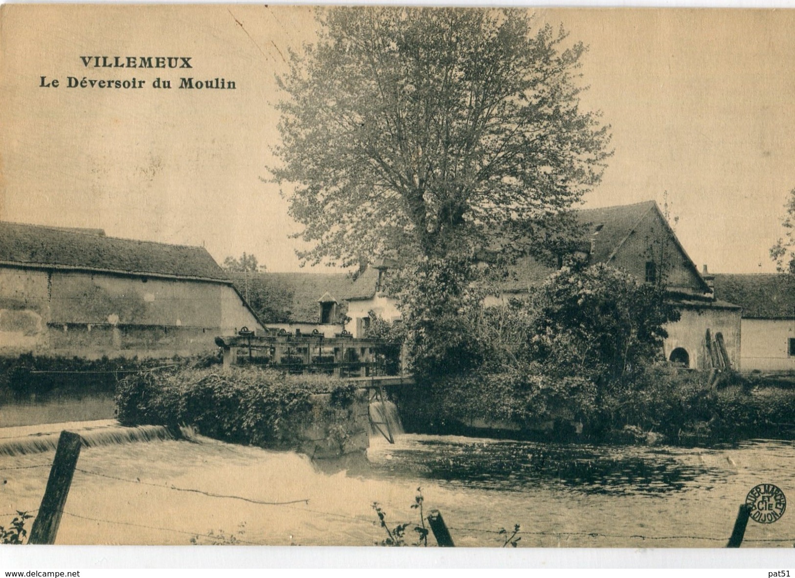 28 - Villemeux : Le Déversoir Du Moulin - Villemeux-sur-Eure
