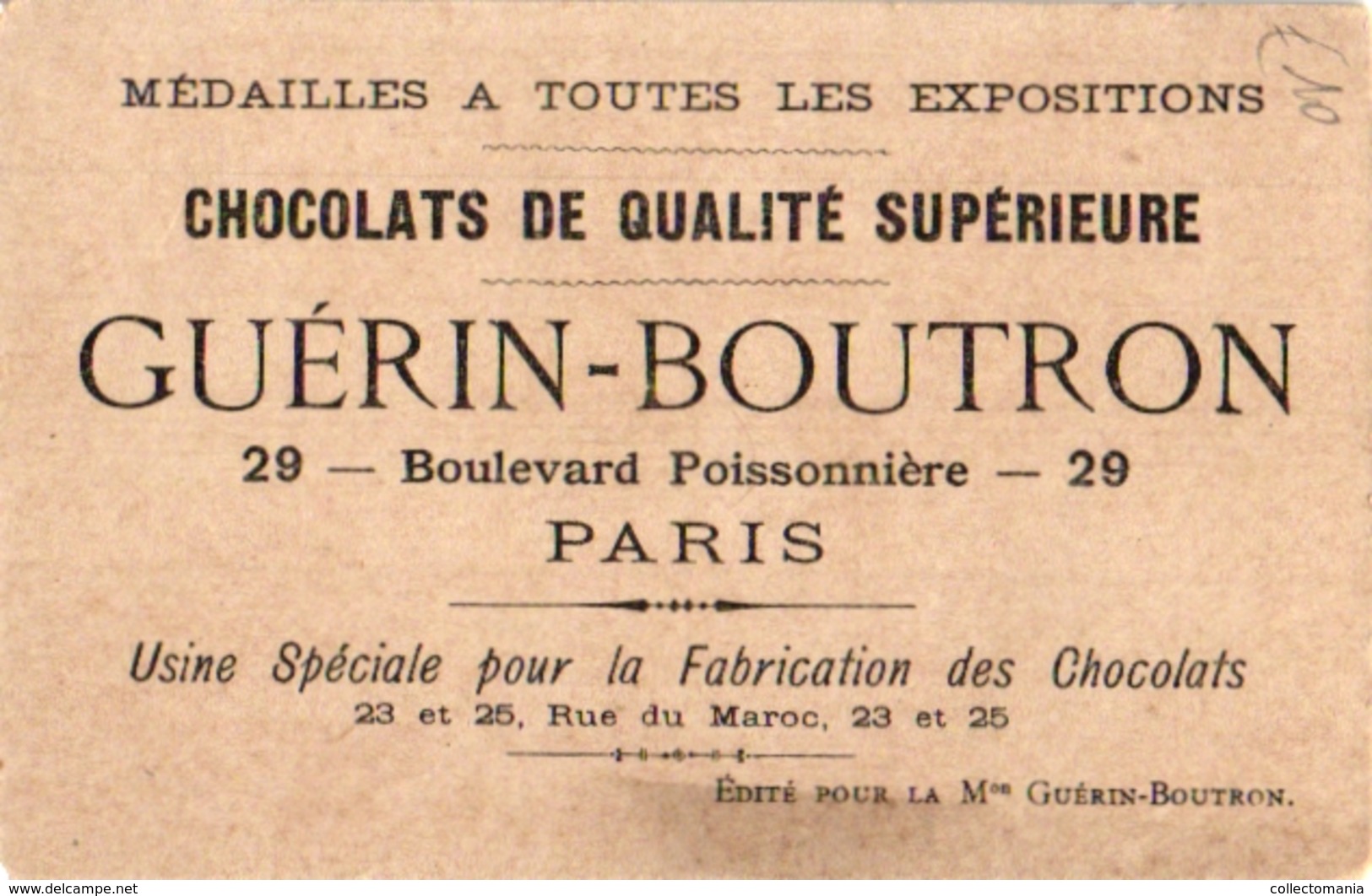 3 Cards C1900 Pub  Chocolat GUERIN BOUTRON Chocolat Louit L'esprit De Choses     BOWLING  Jeu De Boules  Litho - Bowling