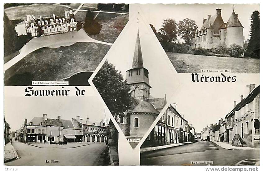 SOUVENIR DE NERONDES CARTE MULTIVUES - Nérondes